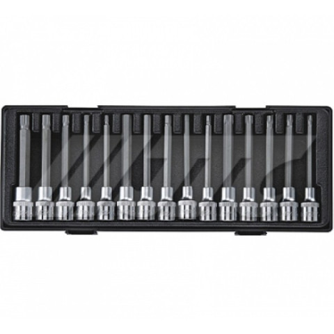 Набор головок с насадкой 1/2&quot;, L=120мм 15ед.