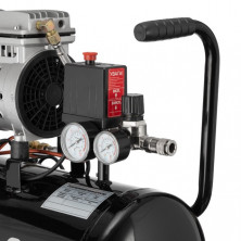 Компрессор Минск-24 БМ, 24л, 1.1 кВт, 220 В, 8 атм, 145 л/мин, малошумный, безмасляный, 2 цилиндра INTERTOOL PT-0019