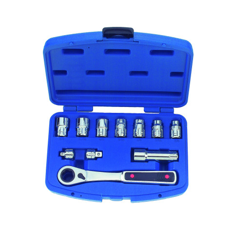 3/8" Hабор головок сквозных SAE 11 пр. (код 3114)