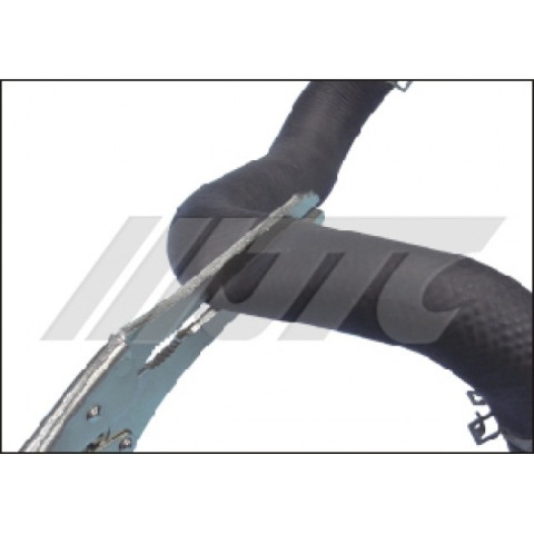 Клещи с фиксатором для зажима шлангов 280 мм