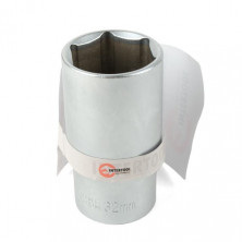 Головка шестигранная удлиненная 1/2", 32мм*78мм, Хром-Ванадиум INTERTOOL ET-0132