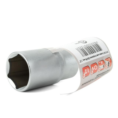 Головка шестигранная удлиненная 1/2", 32мм*78мм, Хром-Ванадиум INTERTOOL ET-0132