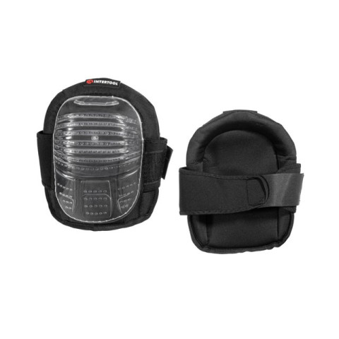 Наколенники защитные, противоскользящие накладки из ПВХ, ткань 600D, гелевые подушки, неопреновые ремни [] INTERTOOL SP-0051