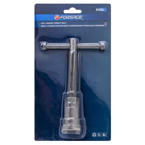 Инструмент винтовой для утапливания тормозных поршней, левая резьба, в блистере F-658L