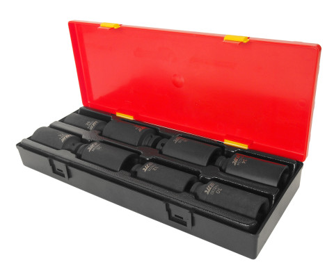 Набор головок ударных, глубоких 1/2'', 6гр. 8ед