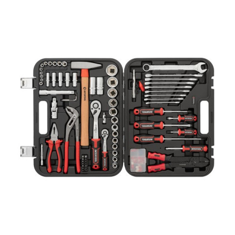 Набор инструментов 1/2" & 1/4", 100ед., Cr-V STORM INTERTOOL ET-8100