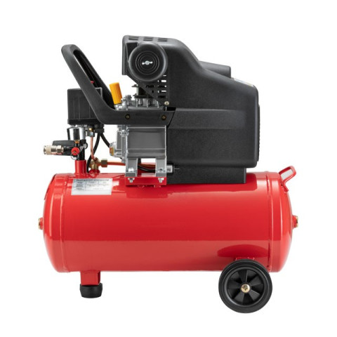 Компрессор 24 л, 1.5 кВт, 220 В, 8 атм, 206 л/мин. INTERTOOL PT-0009