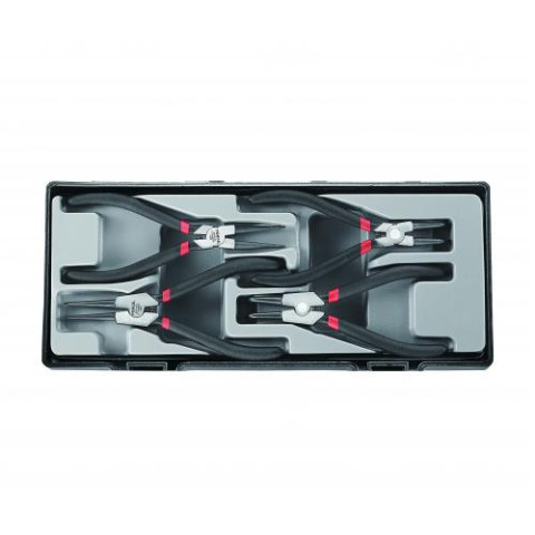 Набор съемников стопорных колец 4 пр. (код T5043A)