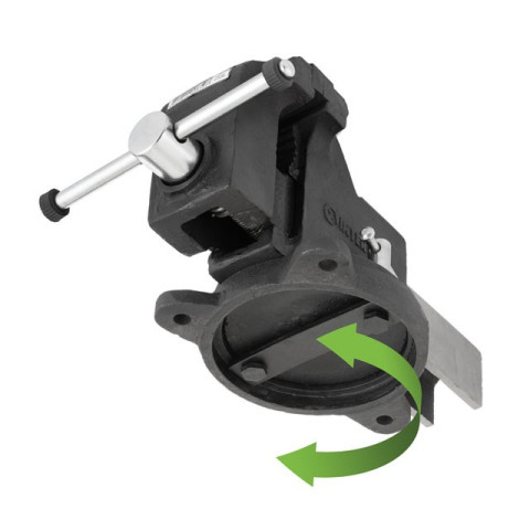 Тиски слесарные поворотные 100мм STORM INTERTOOL HT-0085