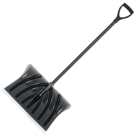 Лопата для уборки снега 505*340мм с ручкой 1300 мм INTERTOOL FT-2022