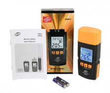 Влагомер игольчатый для древесины 2-70% (28 пород, 4 типа) BENETECH GM610