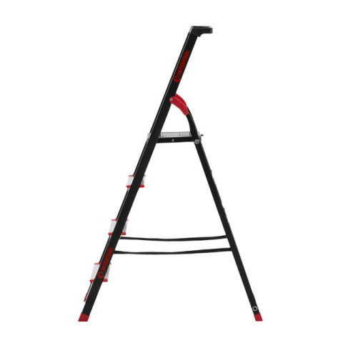 Стремянка 4 ступени, лоток для инвентаря, стальной профиль, высота верхней ступени 850мм, 433х821х1350мм, 150кг INTERTOOL LT-0054