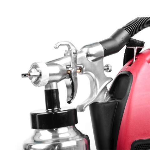 Краскопульт электрический HVLP 600 Вт., форсунка 1.8 мм, бачок 1л., 0.14-0.70 Бар, 450-550 мл/мин INTERTOOL DT-5060