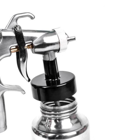 Краскопульт электрический HVLP 600 Вт., форсунка 1.8 мм, бачок 1л., 0.14-0.70 Бар, 450-550 мл/мин INTERTOOL DT-5060