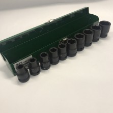 Набор ударных головок TOPTUL 1/2" 10-24мм 10ед. GDAD1001