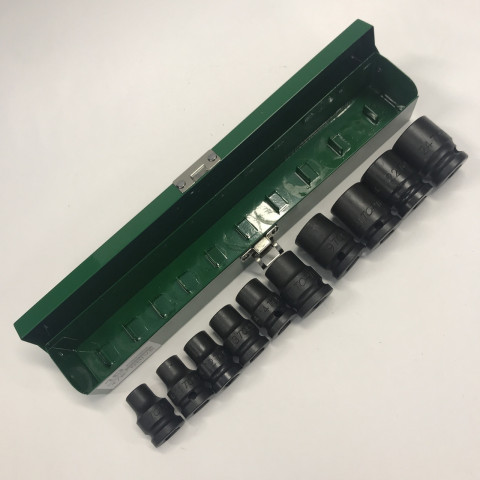 Набор ударных головок TOPTUL 1/2" 10-24мм 10ед. GDAD1001