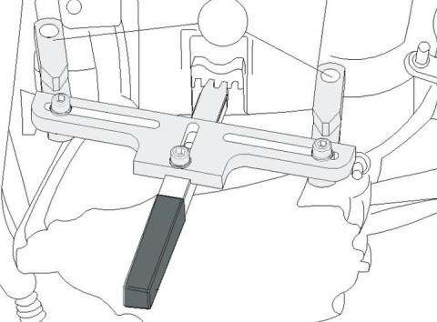 Фиксатор маховика BMW, Mini (M47,57TU, M57T2, M67, N45, N46, N51, N52, N53, N54, N45, N45T, N46T, W17) ROCKFORCE RF-905G15