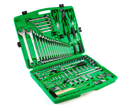 Профессиональный набор инструмента на 130 ед. - ТОП-набор от TOPTUL (GCAI130T)