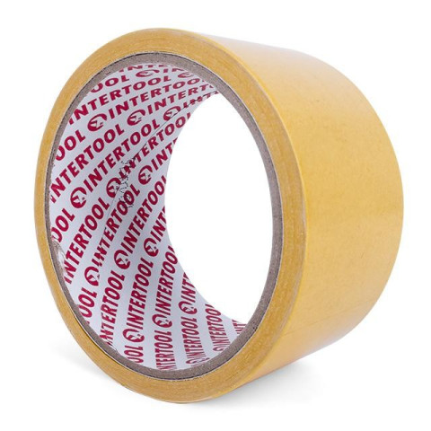 Скотч двухсторонний 50 мм*10 м на полипропиленовой основе INTERTOOL KT-0952