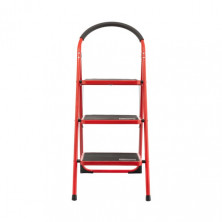 Стремянка 3 ступени 380*260мм высота 1131мм, до верхней ступени 729мм INTERTOOL LT-0037