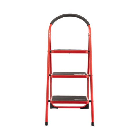 Стремянка 3 ступени 380*260мм высота 1131мм, до верхней ступени 729мм INTERTOOL LT-0037