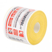 Шлифовальная шкурка на бумажной основе К220, 115мм*50м. INTERTOOL BT-0824