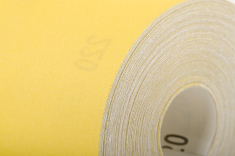 Шлифовальная шкурка на бумажной основе К220, 115мм*50м. INTERTOOL BT-0824