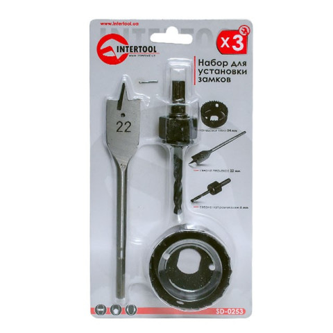 Набор для установки замков INTERTOOL SD-0253