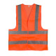 Жилет сигнальный оранжевый XXL (62*70см), 120 гр/м2 INTERTOOL SP-2030