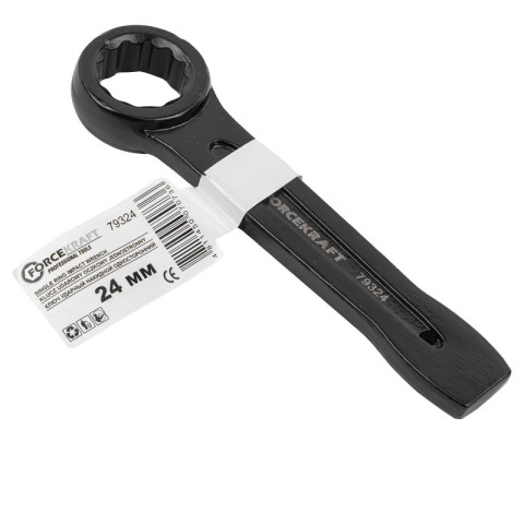 Ключ накидний ударний односторонній 24мм FORCEKRAFT FK-79324