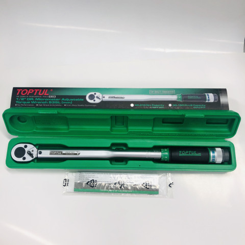 Динамометрический ключ 1/2" TOPTUL 535mm 40-210Nm ANAF1621