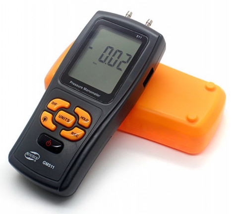 Дифференциальный микроманометр USB, ±10 кПа BENETECH GM511