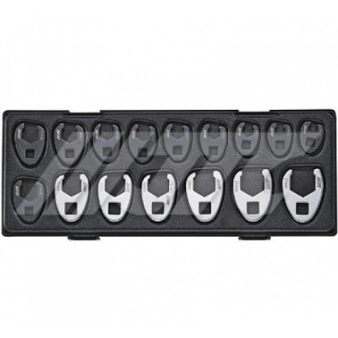 Набор ключей разрезных односторонних 10-27мм 1/2" и 3/8" 16ед.