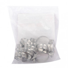 Хомут нержавеющая сталь 8 мм D 13-23 мм INTERTOOL TC-1013