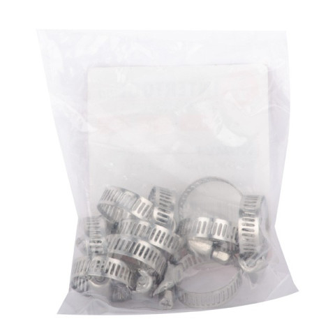 Хомут нержавеющая сталь 8 мм D 13-23 мм INTERTOOL TC-1013