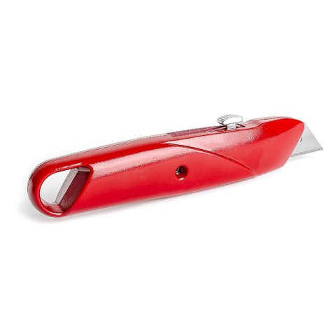 Нож с выдвижным трапециевидным лезвием INTERTOOL HT-0505