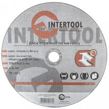Круг отрезной по металлу INTERTOOL CT-4016