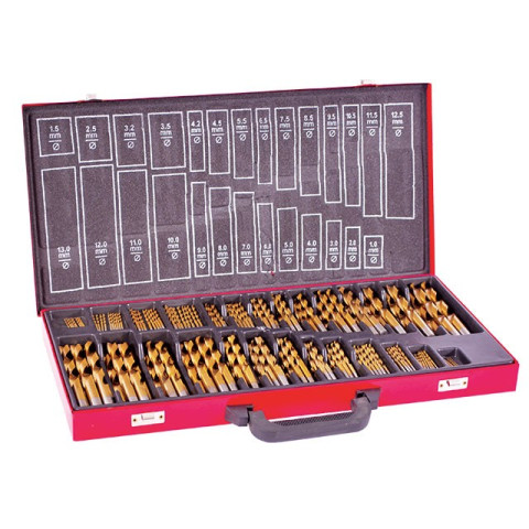 Набор сверл по металлу (HSS, 230 ед.) INTERTOOL SD-0309