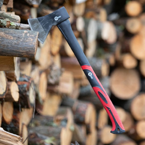 Топор 1000г ручка из фибергласса INTERTOOL HT-0263