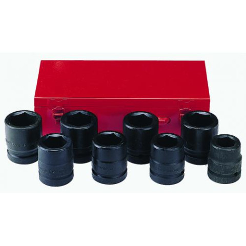 1 Набор головок 6-гр. ударных 8 пр. (24-41 мм) (FORCE 8081)