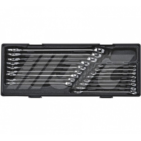 Набор ключей рожково-накидных 6-23мм., зеркальная полировка 17ед