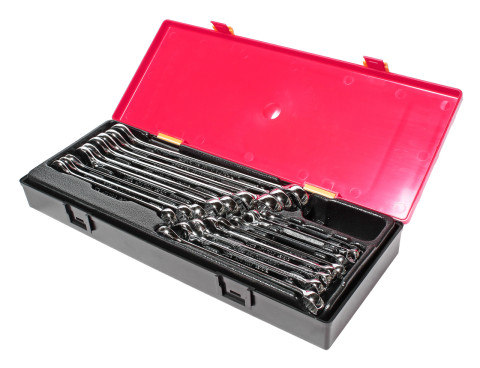 Набор ключей рожково-накидных 6-23мм., зеркальная полировка 17ед