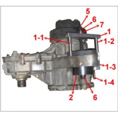 Набор для снятия/установки сайлентблоков трансмиссии BMW X5 до 2003 г.в.