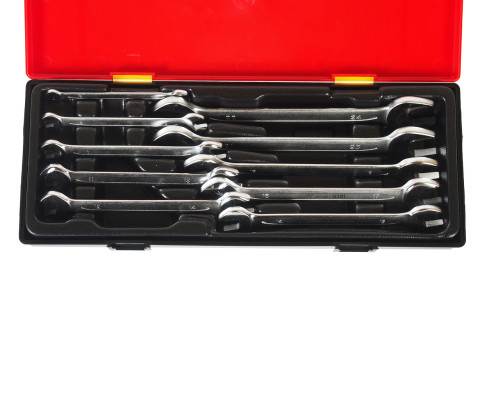 Набор ключей рожковых двухсторонних 6-24мм 10ед.