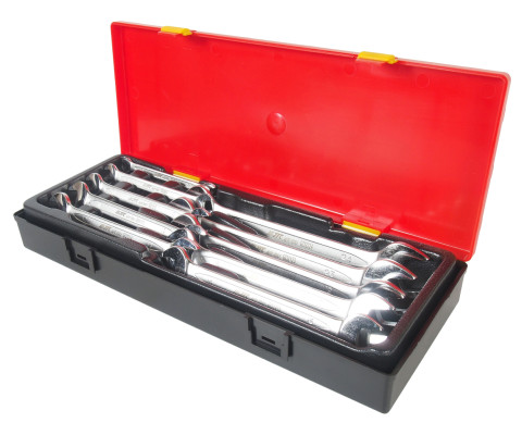 Набор ключей рожковых двухсторонних 6-24мм 10ед.