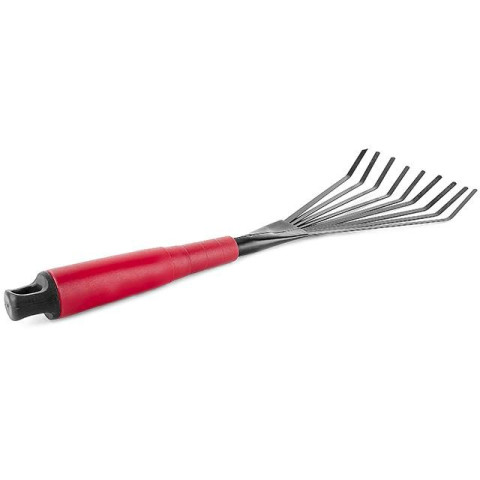 Грабли веерные огородные с рукояткой под удлинитель INTERTOOL FT-0014