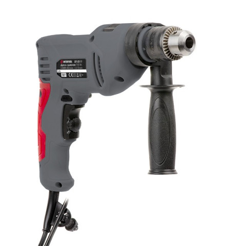 Дрель ударная 750Вт, 0-3000 об/мин, 1.5-13мм реверс INTERTOOL DT-0111