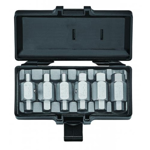 Набор для откручивания сливных пробок 6 пр. (FORCE 5061)