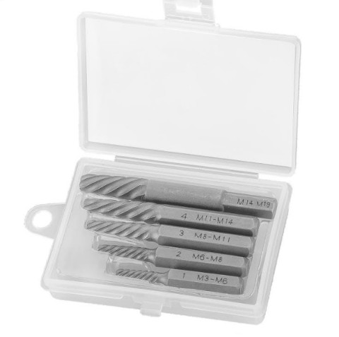 Набор экстракторов для ударной отвертки 5ед.