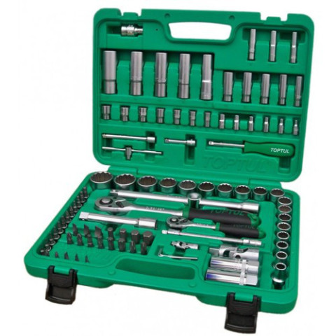 Набор инструмента Toptul 94 предмета 1/4 и 1/2 12-гранный (код GCAI094R1)